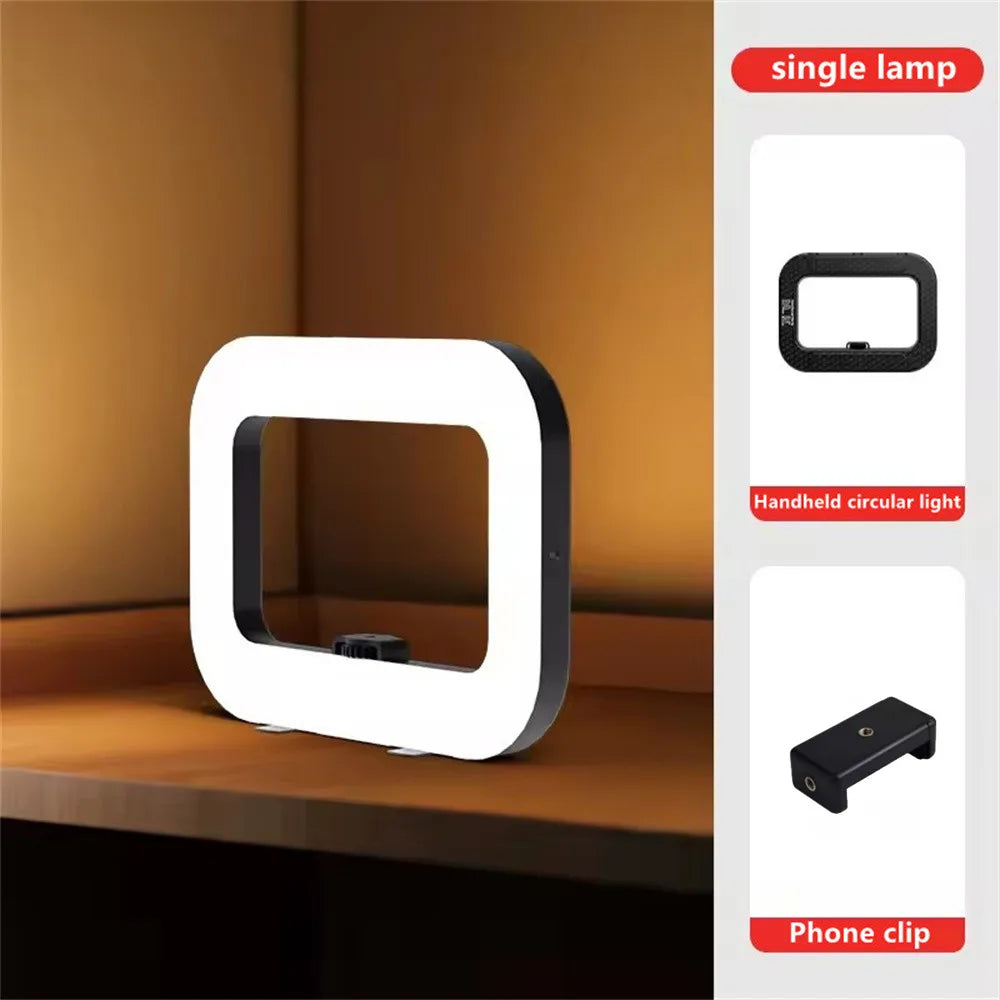 Ring Light LED Recarregável de Mão