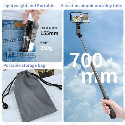 Gimbal Estabilizador Portátil 360° para Celular