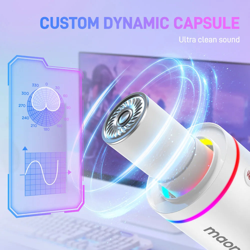 Microfone Gamer MAONO PD200X