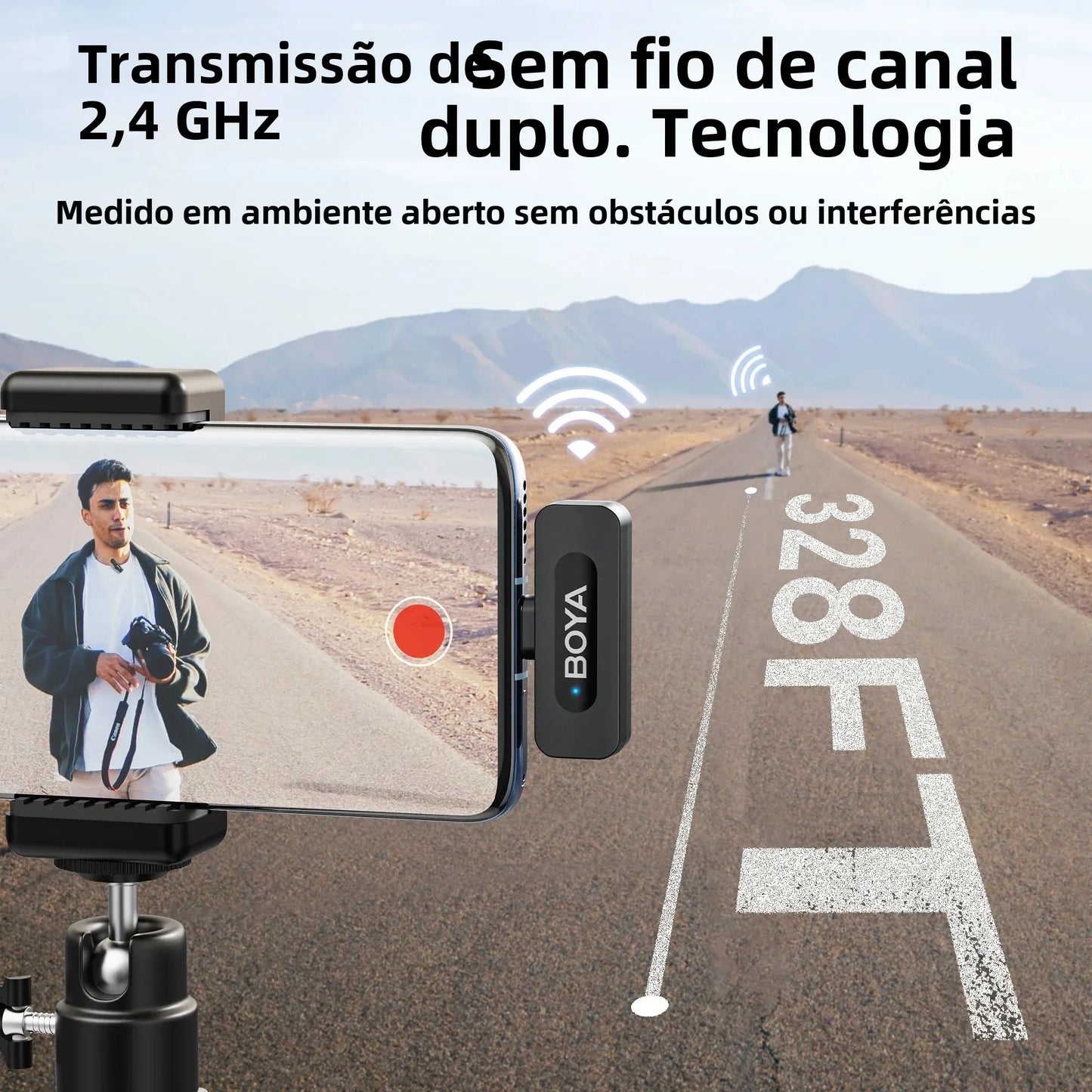 Microfone de Lapela sem fio BOYA