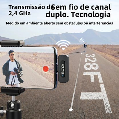 Microfone de Lapela sem fio BOYA
