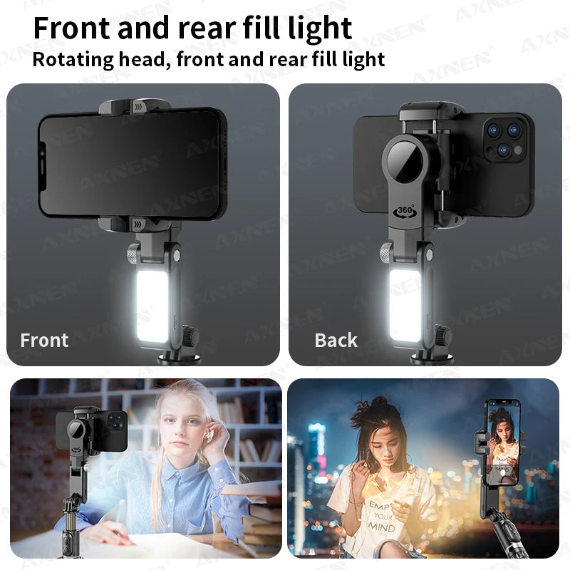 Gimbal Estabilizador Portátil 360° para Celular