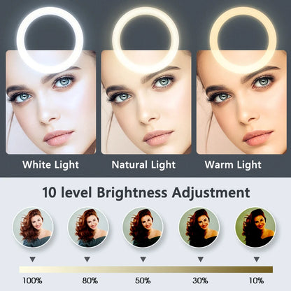 Ring Light com tripé opcional