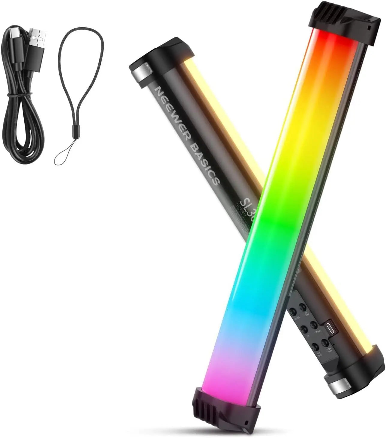 Bastão de luz RGB magnético