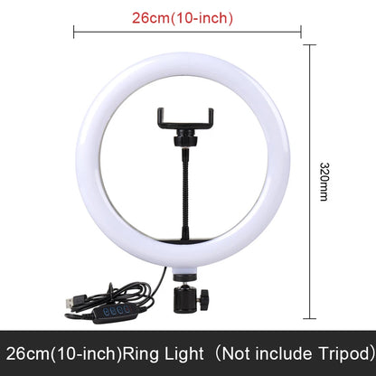 Ring Light com tripé opcional