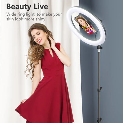 Ring Light com tripé opcional