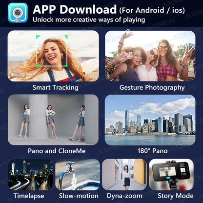 Gimbal Estabilizador Portátil 360° para Celular