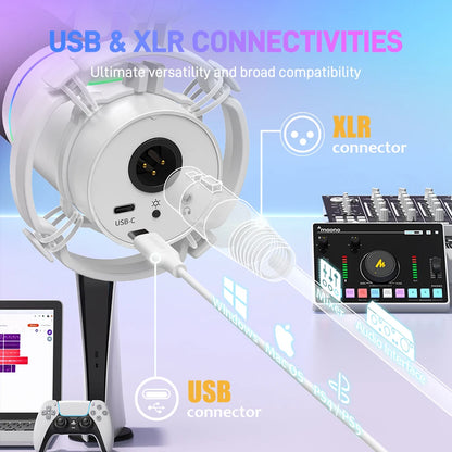 Microfone Gamer MAONO PD200X