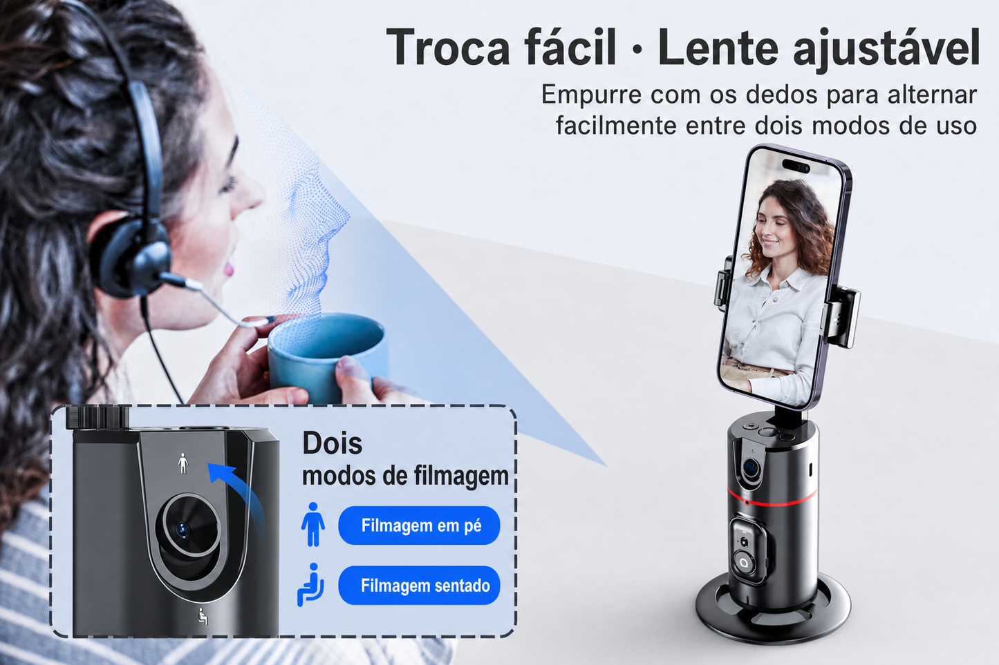 Estabilizador Inteligente para Celular